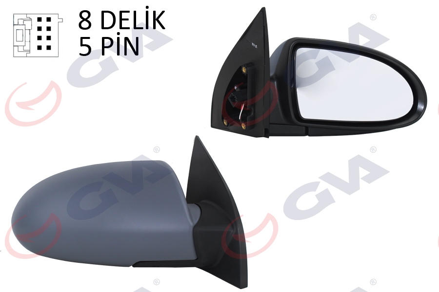 DIŞ DİKİZ AYNASI SAĞ ACCENT ERA 06> ELEKTRİKLİ+ - GVA - OEM 876201E030