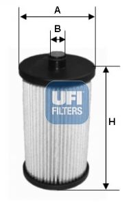 YAKIT FİLTRESİ LT28-LT35-LT46 2.8TDI (01-06) VOLVO S60 2.4D D5 (01-10) S80 2.4D D5 (01-06) V70 II 2.4D D5 (01-08) XC70 2.4D5 (02-07) XC9O D3 D5 (02-14) ( 2D0127177-2D0127159 ) - UFI - OEM 32242175