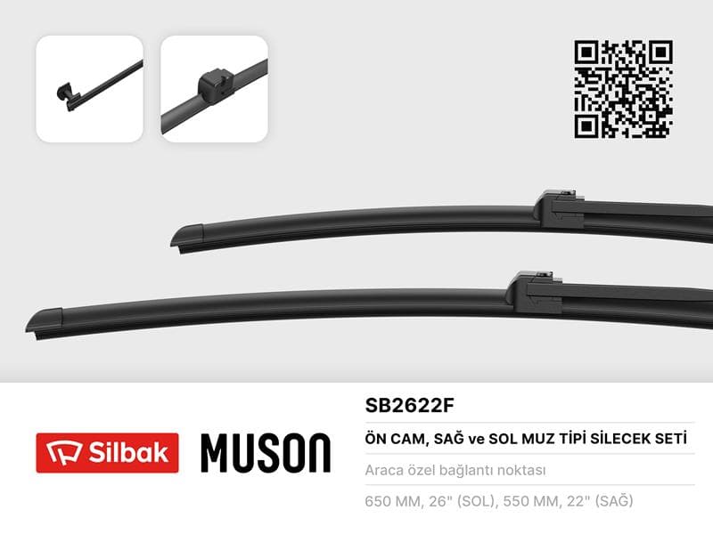SİLECEK SÜPÜRGESİ 650/550MM (MUZ TİPİ) SCENIC II 0...