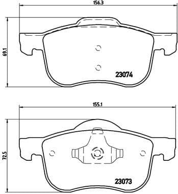 ÖN BALATA VOLVO S60 (00-10) S80 (98-06) V70 (97-07...
