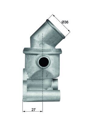 TERMOSTAT (KOMPLE) SEAT MARBELLA (28) 87C - MAHLE - OEM 5969787