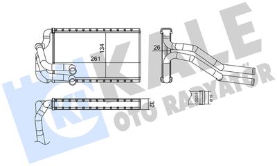 KALORİFER RADYATÖRÜ HYUNDAI TUCSON Hybrid 1,6L D4F - KALE - OEM 97138N7000