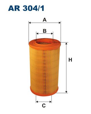 HAVA FİLTRESİ NISSAN PİCK UP-NAVARA (720-D21-D22) 2.5 TD 4WD 103HP (98-05) - FILTRON - OEM 165463S903