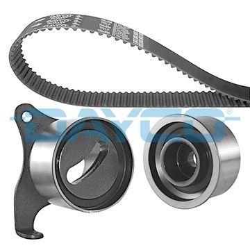 TRİGER KAYIŞ SETİ (EKSANTRİK SETİ) TOYOTA COROLLA 1.3L 4E-FE (enjeksiyonlu) EE111 99-00 (1 KAYIŞ + 2 RULMAN) (124x26) - DAYCO - OEM 1356819106