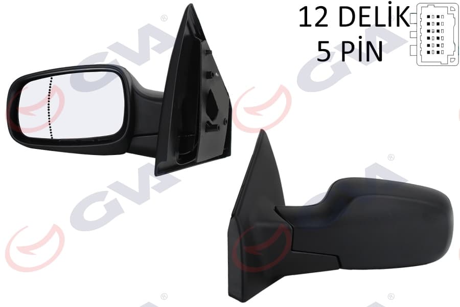 DIŞ DİKİZ AYNASI SOL CLIO 06> ELEKTRİKLİ+ISITMA...