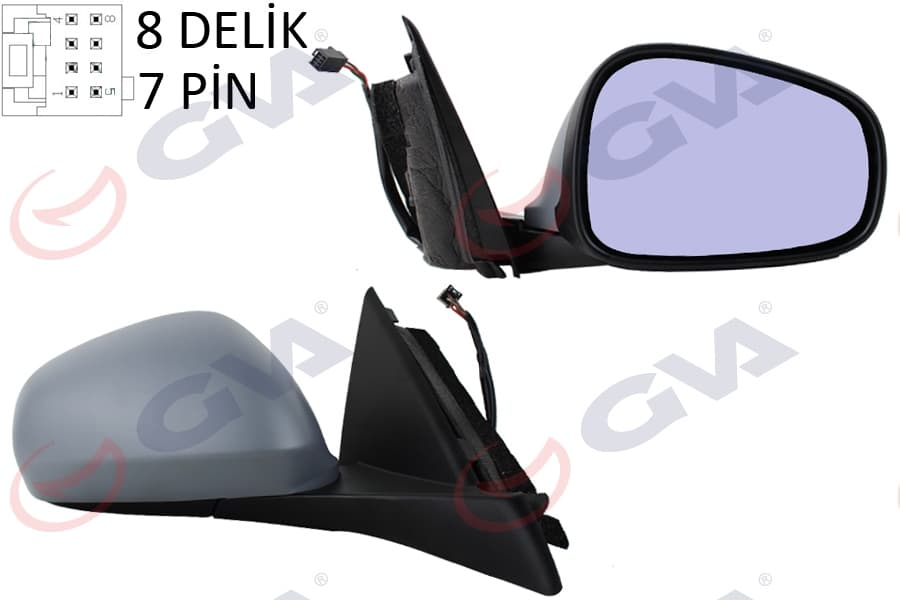 DIŞ DİKİZ AYNASI SAĞ MITO 09> ELEKTRİKLİ+ISITMA...