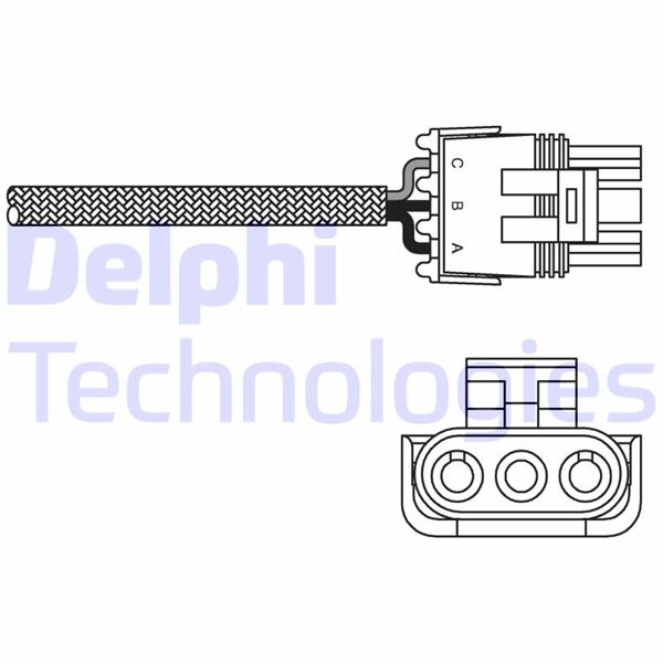 OKSİJEN SENSÖRÜ RENAULT R19-MEGANE I-CLIO I-LAGUNA I 1.4 1.6 1.8 - DELPHI - OEM 7700746375