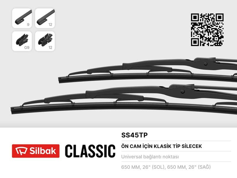 SİLECEK SÜPÜRGESİ 650MM VOLVO FH12-IVECO EURO CARG...