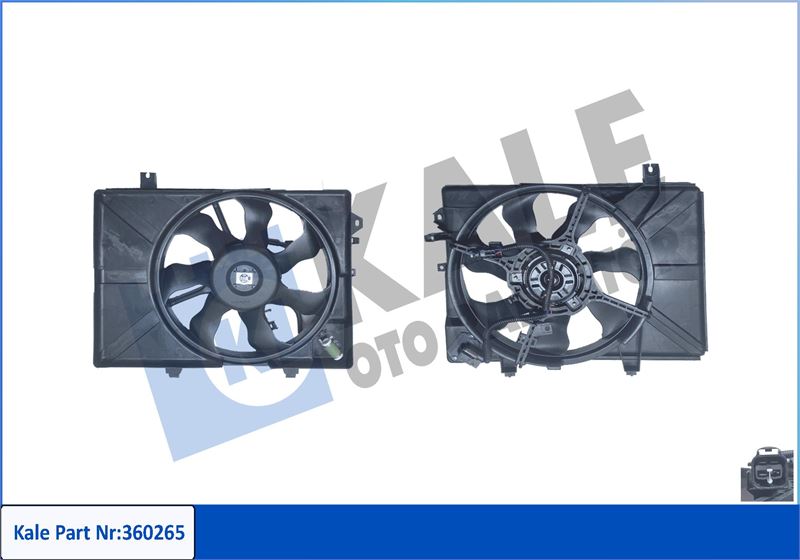 FAN GRUBU HYUNDAI ELANTRA III 1.6 2.0 2.0 CRDİ 00-06-GETZ (TB) 1.1 1.3 1.3i 1.4i 1.6 02-10 -(12V) - KALE - OEM 253501C150