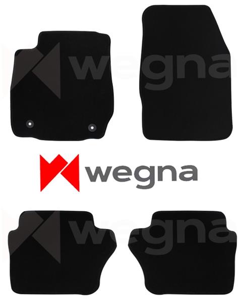 HALI PASPAS SİYAH FORD FIESTA 2009-2017 - WEGNA - OEM PASPAS