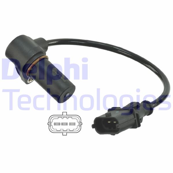 KRANK MİLİ DEVİR SENSÖRÜ OPEL ASTRA G 98>04 ASTRA H 04>10 1.7 Z17DTL-Z17DTH - DELPHI - OEM 6235607