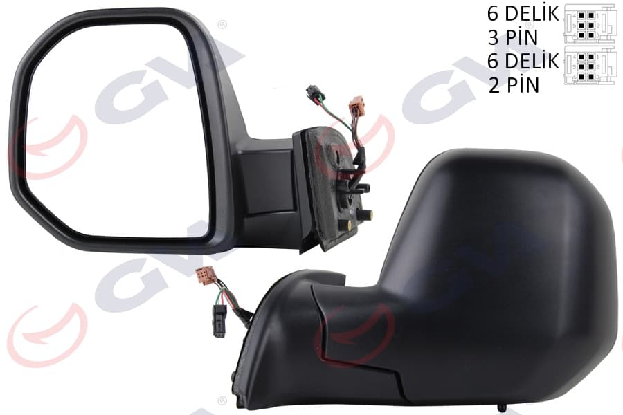 DIŞ DİKİZ AYNASI SOL BERLINGO-PARTNER 08> ELEKT...