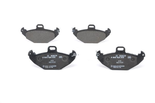 ARKA FREN BALATASI RENAULT LAGUNA 93>01 ESPACE - BOSCH - OEM 7701205491