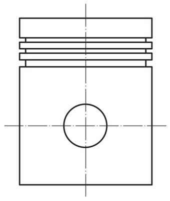 PİSTON M.BENZ M115 200-220B 85>95PS 1968>1980 88 - MAHLE