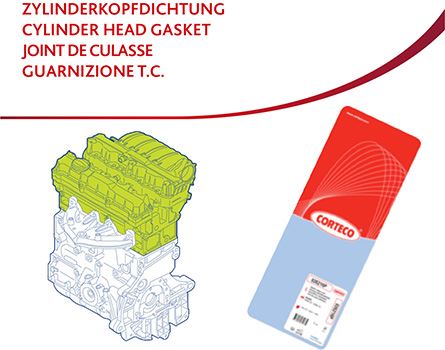 CONTA SİLİNDİR KAPAĞI GK_CH BMW B47 MLS 1.35M Gasket. cylinder head - CORTECO