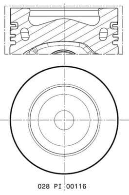 PISTON SEGMAN 81.50MM 0.50 AMAROK CADDY III-IV GOL...