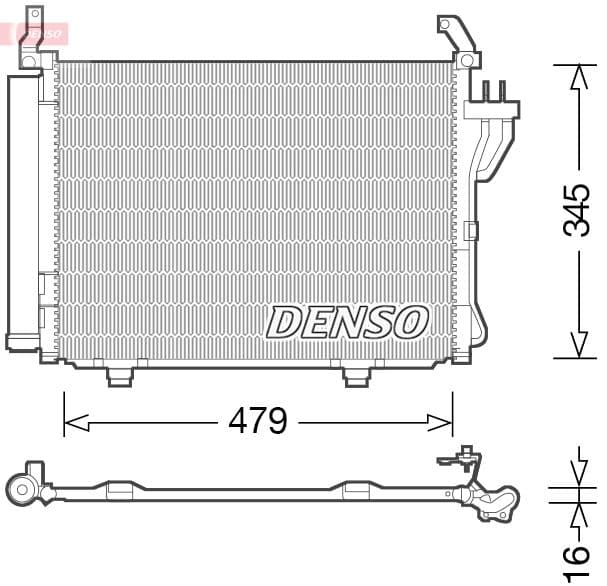 CONDENSER. AİR CONDİTİONİNG HYUNDAI İ10 I (07-13)