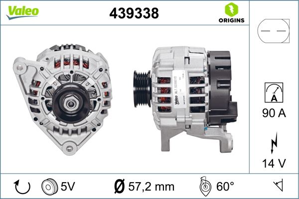 ALTERNATÖR AUDI - VALEO - OEM 038903018E