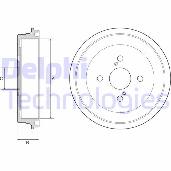 FREN KAMPANASI ARKA TOYOTA YARIS - DELPHI - OEM 4243152070