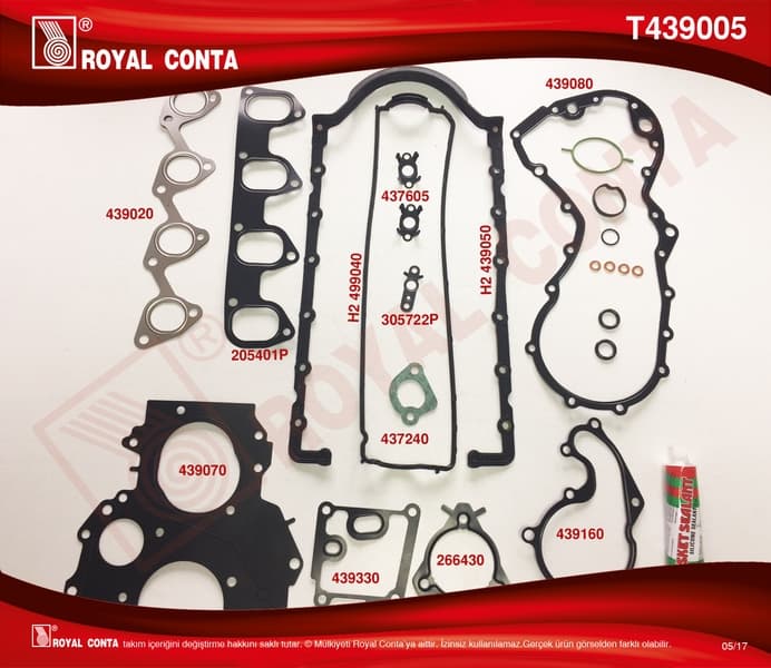 MOTOR TAKIM CONTA (SKC.KEÇE VE S.LASTİĞİ YOKTUR) )...